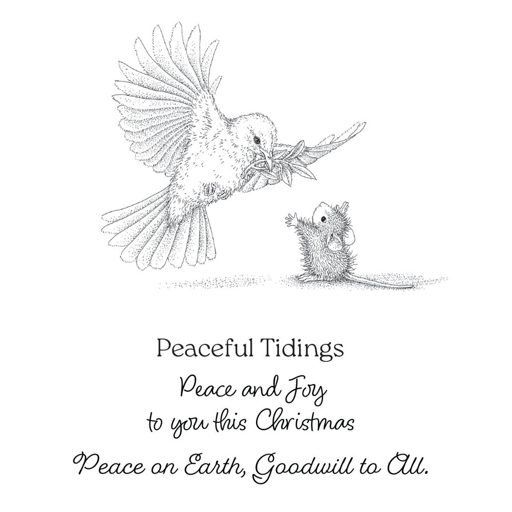 Spellbinders Holiday Dreams Cling Rubber Stamp Set Sending Peace by House-Mouse Designs (RSC-076) Spellbinders Holiday Dreams Cling Rubber Stamp Set Sending Peace by House-Mouse Designs (RSC-076)