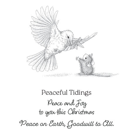 Spellbinders Holiday Dreams Cling Rubber Stamp Set Sending Peace by House-Mouse Designs (RSC-076) Spellbinders Holiday Dreams Cling Rubber Stamp Set Sending Peace by House-Mouse Designs (RSC-076)
