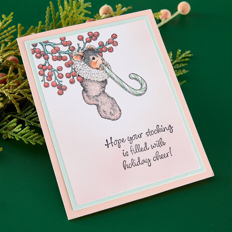 Spellbinders Holiday Dreams Cling Rubber Stamp Set Sweet Twist by House-Mouse Designs (RSC-077) Spellbinders Holiday Dreams Cling Rubber Stamp Set Sweet Twist by House-Mouse Designs (RSC-077)