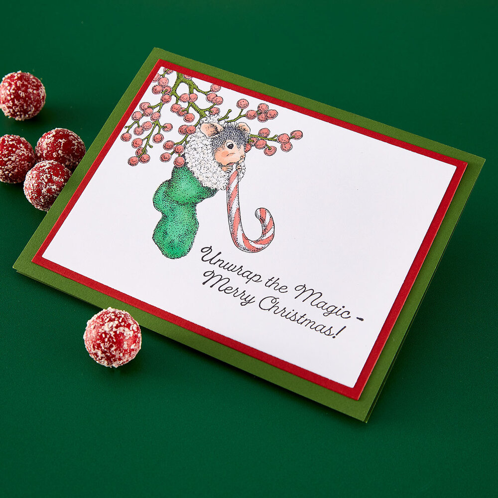 Spellbinders Holiday Dreams Cling Rubber Stamp Set Sweet Twist by House-Mouse Designs (RSC-077) Spellbinders Holiday Dreams Cling Rubber Stamp Set Sweet Twist by House-Mouse Designs (RSC-077)