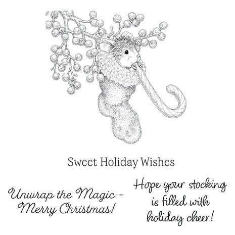 Spellbinders Holiday Dreams Cling Rubber Stamp Set Sweet Twist by House-Mouse Designs (RSC-077) Spellbinders Holiday Dreams Cling Rubber Stamp Set Sweet Twist by House-Mouse Designs (RSC-077)