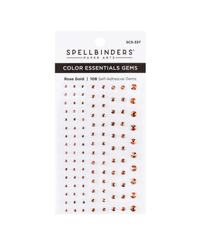 Spellbinders Finishing Touches Rose Gold Color Essentials Gems (SCS-337)