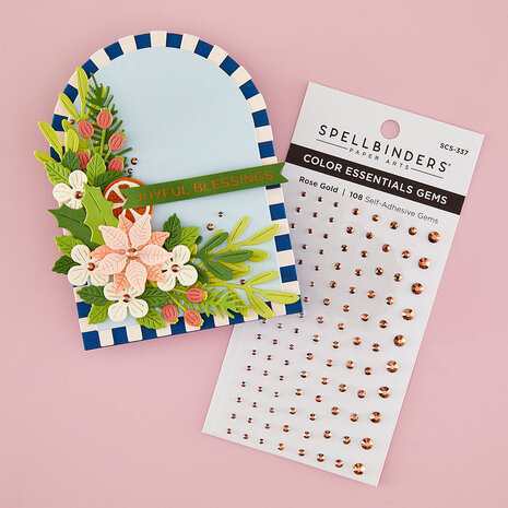 Spellbinders Finishing Touches Rose Gold Color Essentials Gems (SCS-337) Spellbinders Finishing Touches Rose Gold Color Essentials Gems (SCS-337)