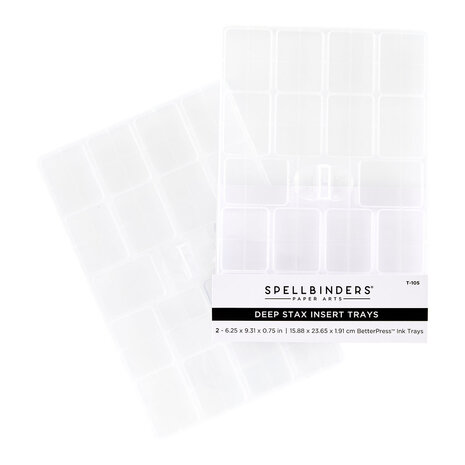 Spellbinders Deep Stax BetterPress Ink Trays (T-105) Spellbinders Deep Stax BetterPress Ink Trays (T-105)