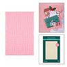 Spellbinders Dear Santa 3D Embossing Folder Diamond Blocks (E3D-184)