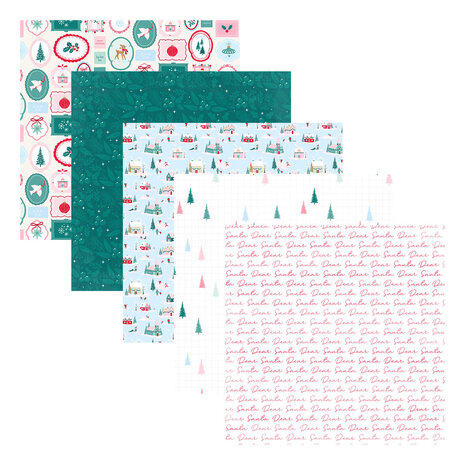 Spellbinders Dear Santa 6x6 Inch Paper Pack (SCSP-039) Spellbinders Dear Santa 6x6 Inch Paper Pack (SCSP-039)