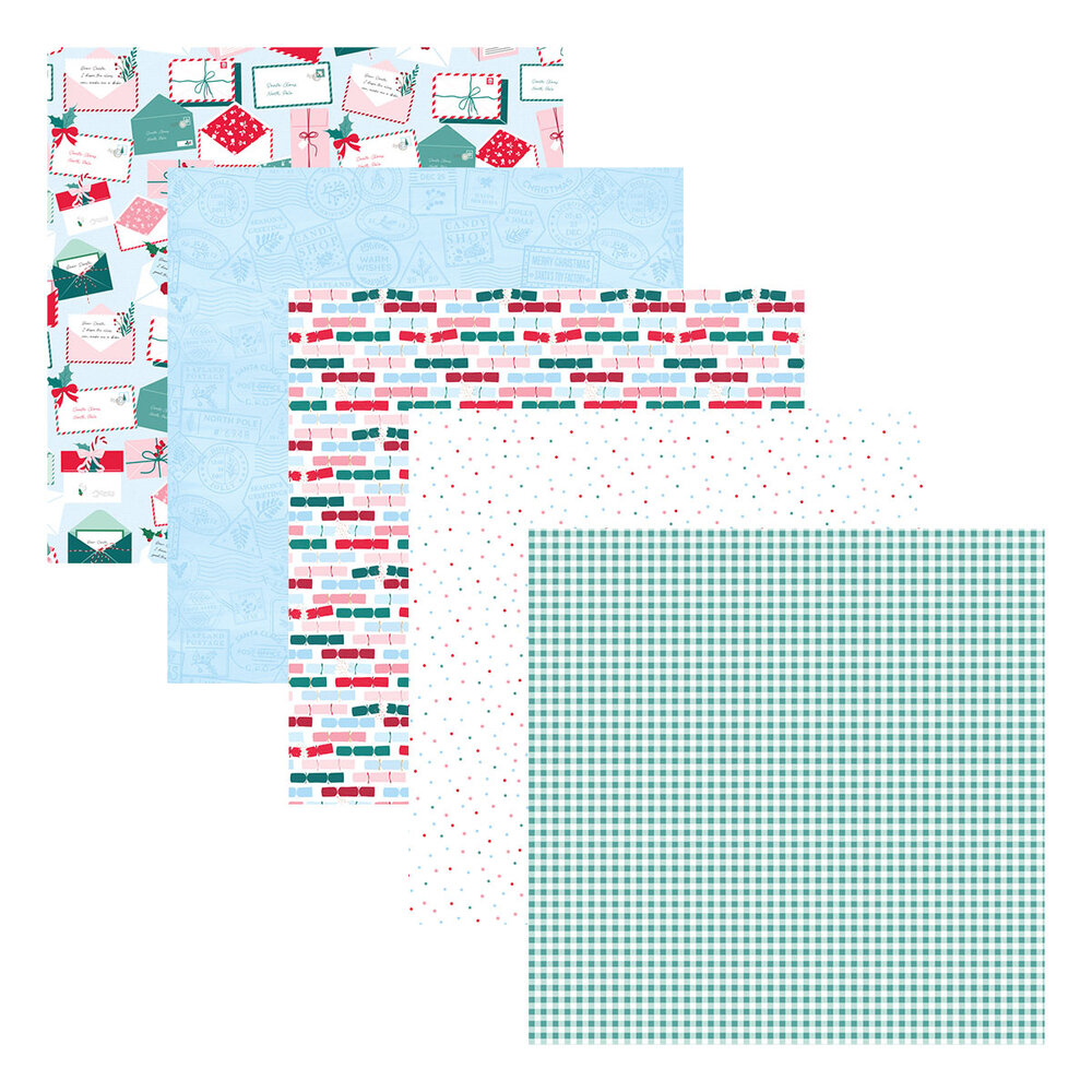 Spellbinders Dear Santa 6x6 Inch Paper Pack (SCSP-039) Spellbinders Dear Santa 6x6 Inch Paper Pack (SCSP-039)