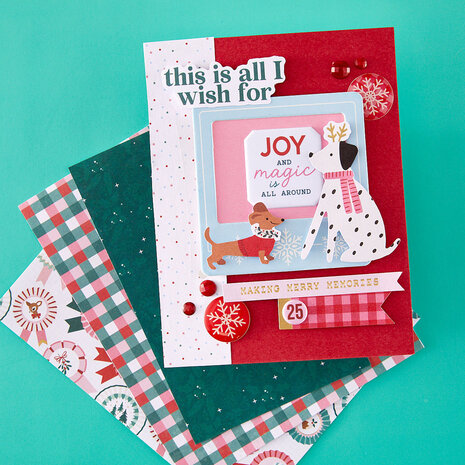 Spellbinders Dear Santa 6x6 Inch Paper Pack (SCSP-039) Spellbinders Dear Santa 6x6 Inch Paper Pack (SCSP-039)