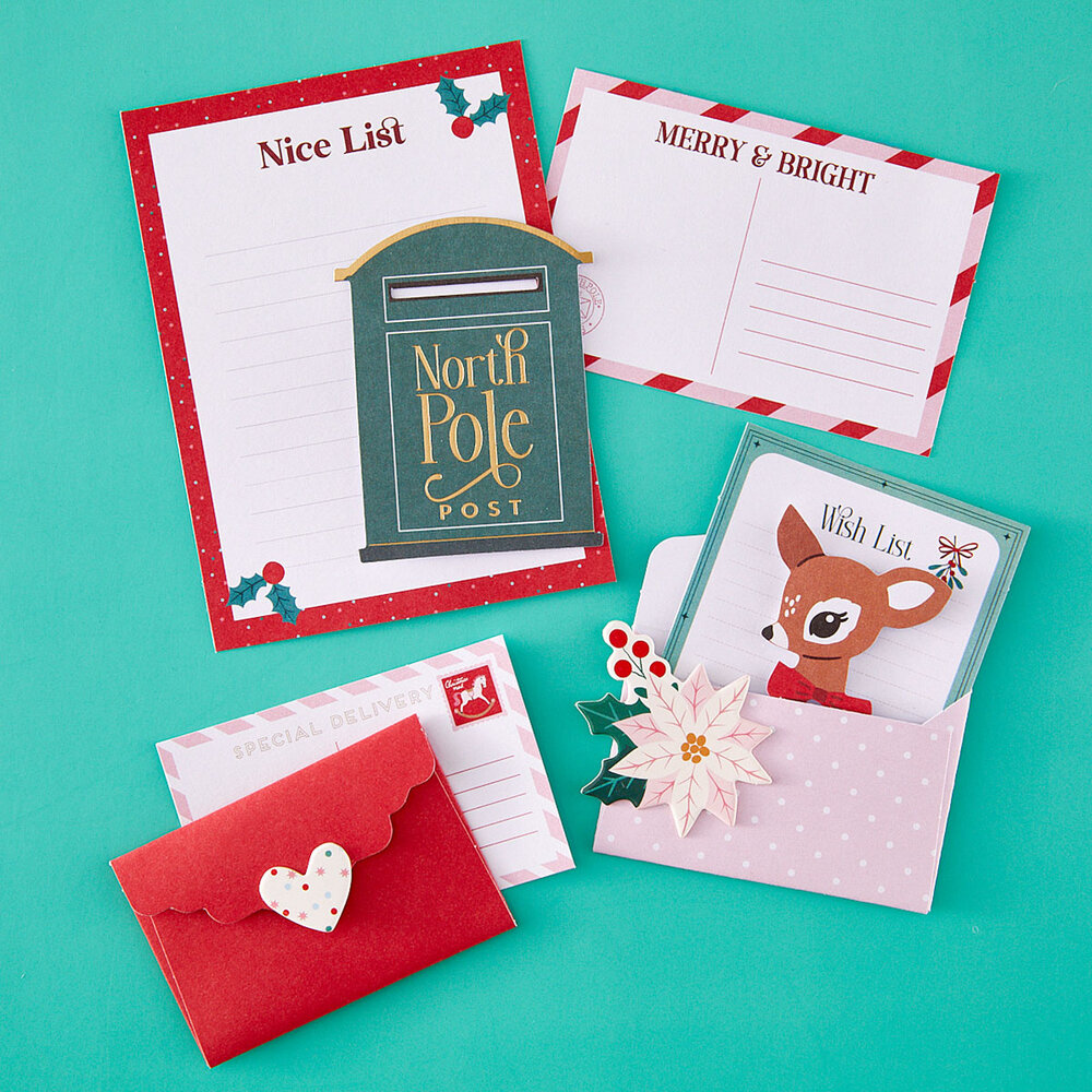 Spellbinders Dear Santa Cardstock Embellishments Letters to Santa (SCSE-046) Spellbinders Dear Santa Cardstock Embellishments Letters to Santa (SCSE-046)