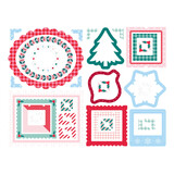 Spellbinders Dear Santa Chipboard Frames & Corners (SCSE-045)