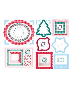 Spellbinders Dear Santa Chipboard Frames & Corners (SCSE-045)