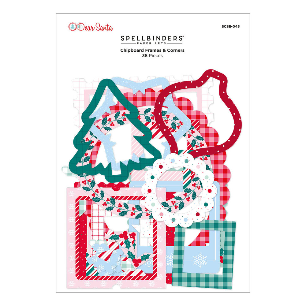 Spellbinders Dear Santa Die Cut Ephemera (SCSE-040) Spellbinders Dear Santa Die Cut Ephemera (SCSE-040)