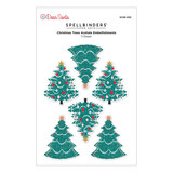 Spellbinders Dear Santa Dimensional Stickers Christmas Trees (SCSE-052)