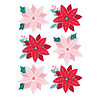 Spellbinders Dear Santa Dimensional Stickers Poinsettias (SCSE-049) Spellbinders Dear Santa Dimensional Stickers Poinsettias (SCSE-049)