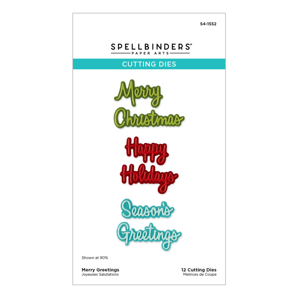 Spellbinders Dear Santa Etched Dies Merry Greetings (S4-1552) Spellbinders Dear Santa Etched Dies Merry Greetings (S4-1552)