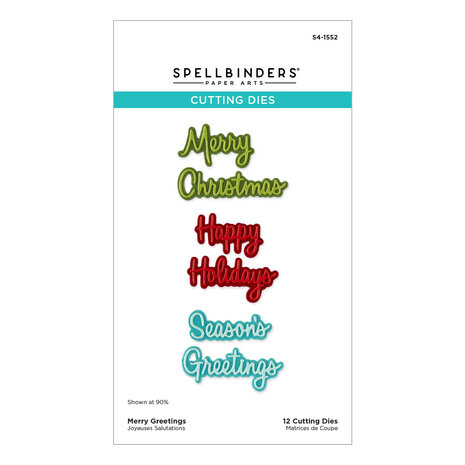 Spellbinders Dear Santa Etched Dies Merry Greetings (S4-1552) Spellbinders Dear Santa Etched Dies Merry Greetings (S4-1552)