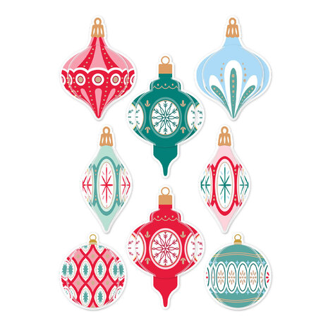 Spellbinders Dear Santa Ornaments Dimensional Stickers (SCSE-048) Spellbinders Dear Santa Ornaments Dimensional Stickers (SCSE-048)