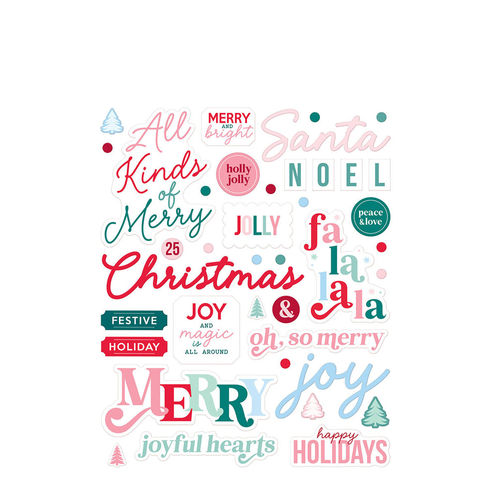 Spellbinders Dear Santa Puffy Stickers (SCSE-042) Spellbinders Dear Santa Puffy Stickers (SCSE-042)