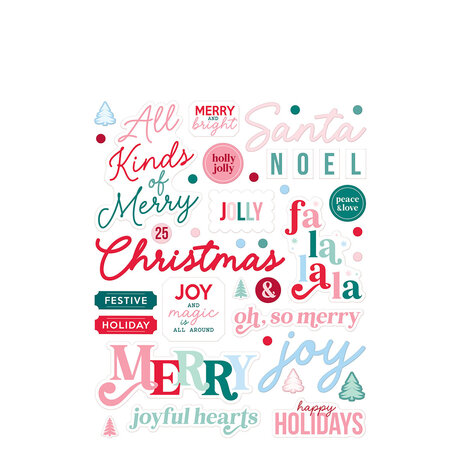 Spellbinders Dear Santa Puffy Stickers (SCSE-042) Spellbinders Dear Santa Puffy Stickers (SCSE-042)