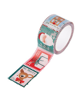 Spellbinders Dear Santa Washi Tape Postage Stamp (SCSE-047)