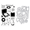Hero Arts Vintage Vinyl Stamp & Cut Feeling Festive (DC335) Hero Arts Vintage Vinyl Stamp & Cut Feeling Festive (DC335)