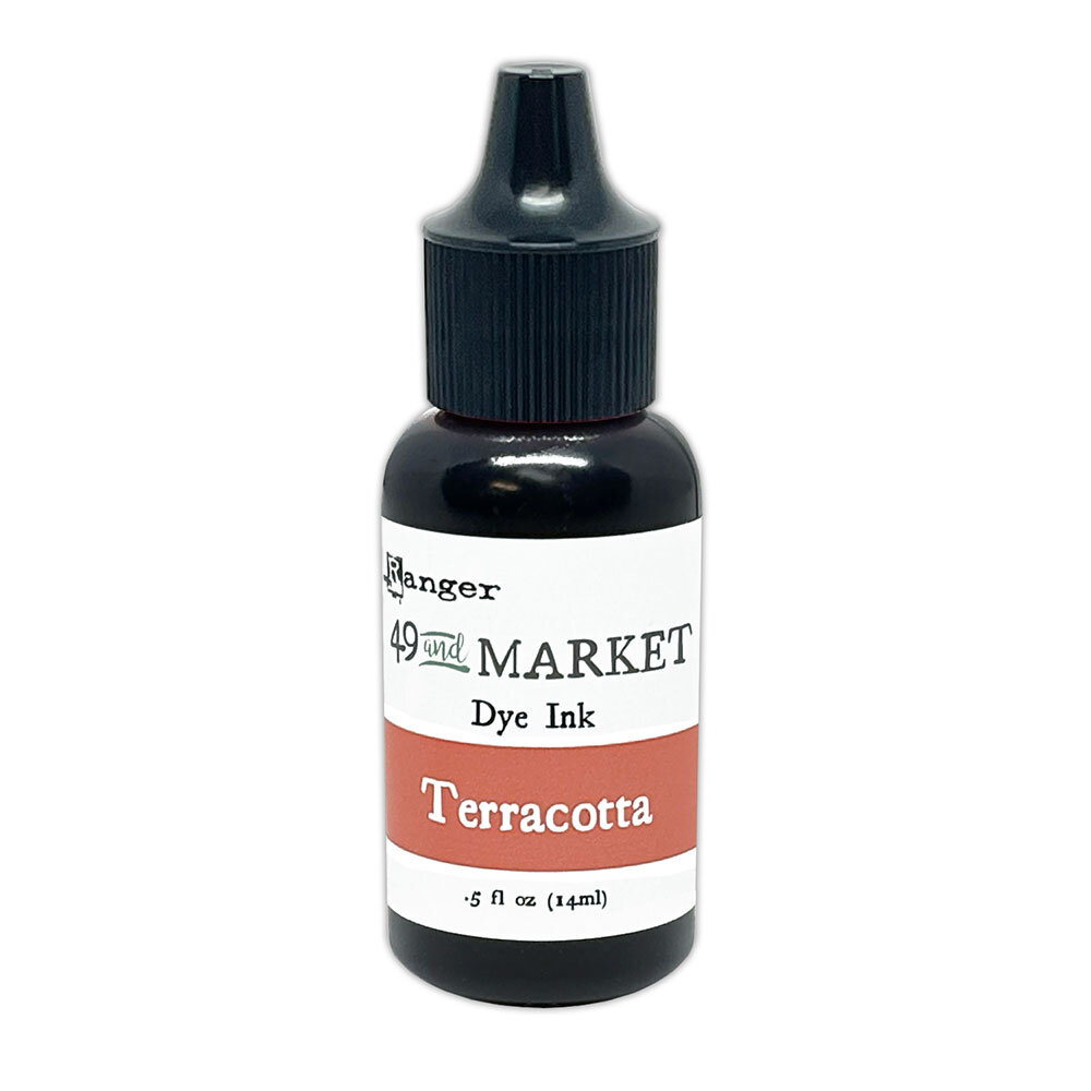 Ranger 49 & Market Dye Ink Re-inkers Terracotta 0.5 fl oz (FMI95415) Ranger 49 & Market Dye Ink Re-inkers Terracotta 0.5 fl oz (FMI95415)