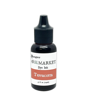 Ranger 49 & Market Dye Ink Re-inkers Terracotta 0.5 fl oz (FMI95415)