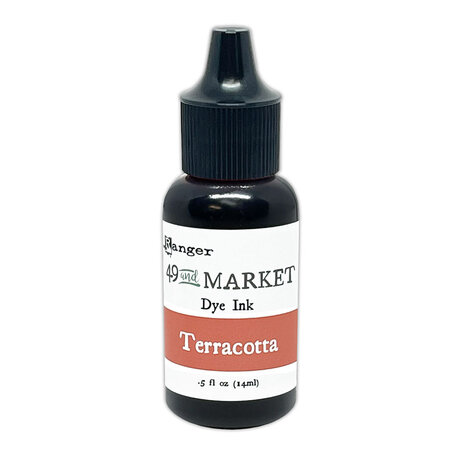 Ranger 49 & Market Dye Ink Re-inkers Terracotta 0.5 fl oz (FMI95415) Ranger 49 & Market Dye Ink Re-inkers Terracotta 0.5 fl oz (FMI95415)