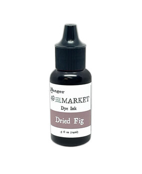 Ranger 49 & Market Dye Ink Re-inkers Dried Fig 0.5 fl oz (FMI95361)