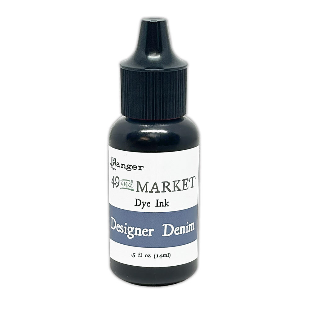 Ranger 49 & Market Dye Ink Re-inkers Designer Denim 0.5 fl oz (FMI95354) Ranger 49 & Market Dye Ink Re-inkers Designer Denim 0.5 fl oz (FMI95354)