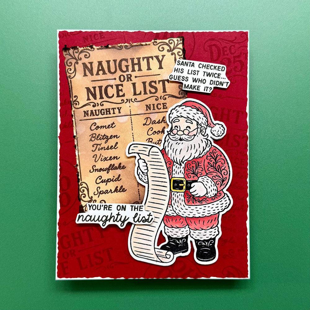 Ranger Simon Hurley create. Photopolymer Stamps 6x9 Inch Naughty or Nice (HUR93893) Ranger Simon Hurley create. Photopolymer Stamps 6x9 Inch Naughty or Nice (HUR93893)