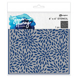 Ranger Simon Hurley create. Layering Stencils 6x6 Inch Painted Petals (HUS94555)