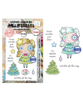 Aall and Create Season Of Sparkle A7 Stamp Sets Sparkle Season by Janet Klein (AALL-TP-1393)