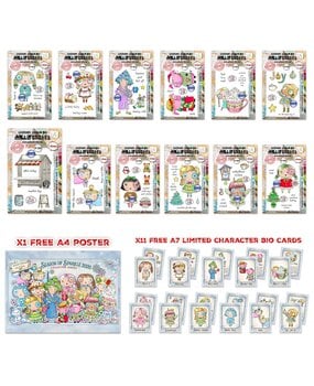 Aall and Create Season Of Sparkle Stamp Bundle by Janet Klein (AALL-PCK-JK005)