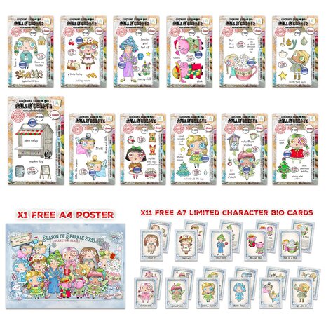 Aall and Create Season Of Sparkle Stamp Bundle by Janet Klein (AALL-PCK-JK005) Aall and Create Season Of Sparkle Stamp Bundle by Janet Klein (AALL-PCK-JK005)