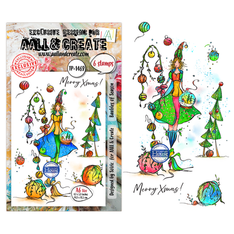 Aall and Create Dreaming Carols A6 Stamp Sets Baubles of Season by Soizic (AALL-TP-1469) Aall and Create Dreaming Carols A6 Stamp Sets Baubles of Season by Soizic (AALL-TP-1469)