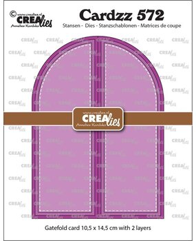 Crealies Cardzz Stansen No. 572 Gatefold Card Boog (CLCZ572)