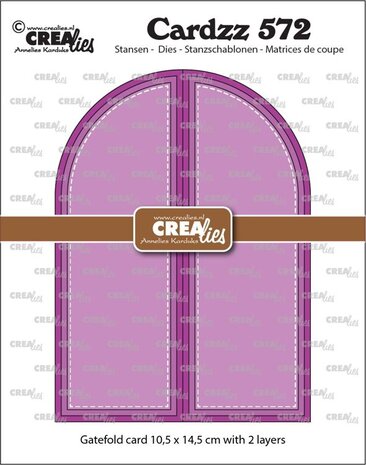 Crealies Cardzz Dies No. 572 Gatefold Card Arch (CLCZ572)