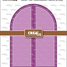 Crealies Cardzz Dies No. 572 Gatefold Card Arch (CLCZ572)