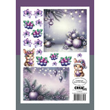 Crealies Cutting Sheets Papier Knipvel Kerst H (8pcs) (CLSVP032)