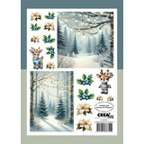 Crealies Cutting Sheets Papier Knipvel Kerst G (8pcs) (CLSVP031)