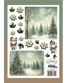 Crealies Cutting Sheets Christmas F (8pcs) (CLSVP030)