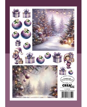 Crealies Cutting Sheets Christmas D (8pcs) (CLSVP028)