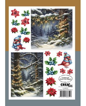 Crealies Cutting Sheets Christmas C (8pcs) (CLSVP027)