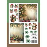 Crealies Cutting Sheets Papier Knipvel Kerst B (8pcs) (CLSVP026)