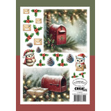 Crealies Cutting Sheets Papier Knipvel Kerst A (8pcs) (CLSVP025)