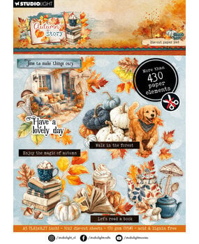 Studio Light Autumn Story A5 Die-Cut Paper Pad (SL-AS-DCPP499) Studio Light Autumn Story A5 Die-Cut Paper Pad (SL-AS-DCPP499)
