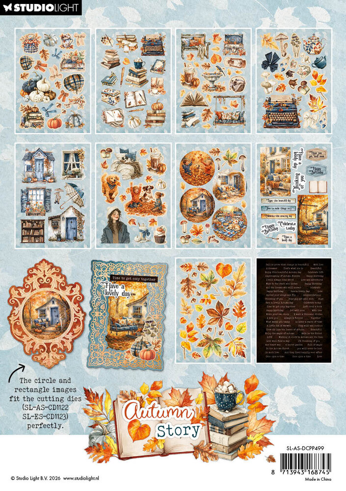 Studio Light Autumn Story A5 Die-Cut Paper Pad (SL-AS-DCPP499) Studio Light Autumn Story A5 Die-Cut Paper Pad (SL-AS-DCPP499)