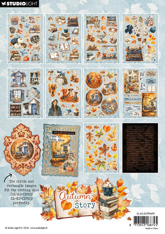 Studio Light Autumn Story A5 Die-Cut Paper Pad (SL-AS-DCPP499) Studio Light Autumn Story A5 Die-Cut Paper Pad (SL-AS-DCPP499)