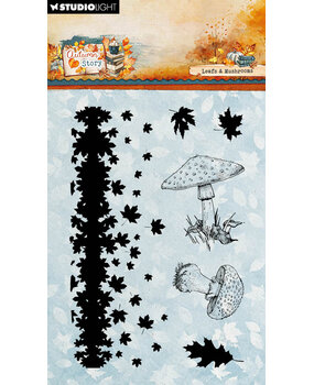 Studio Light Autumn Story Clear Stamps Leaves and Mushrooms (SL-AS-STAMP971)